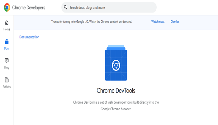 افضل 15 ادوات اختبار سرعة الموقع الإلكتروني لعام 2026 16 Chrome DevTools Homepage