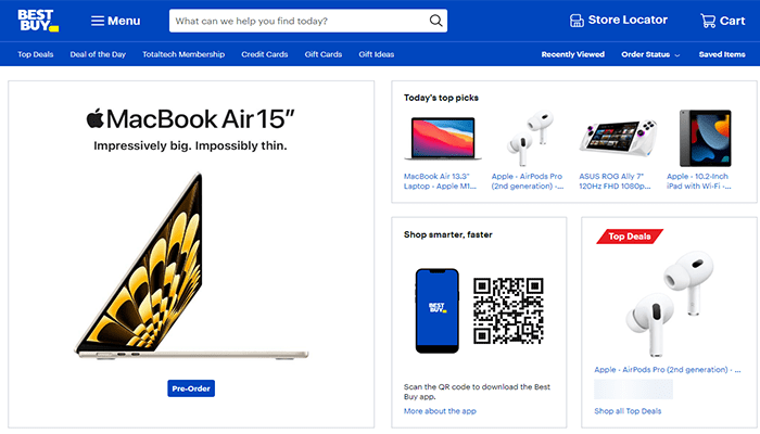 افضل 15 مواقع التجارة الإلكترونية الأكثر شهرة حول العالم 8 موقع التجارة الإلكترونية - BEST BUY