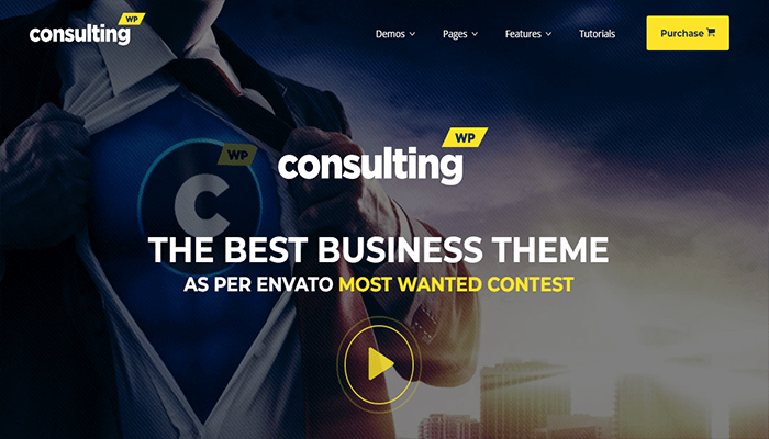 أفضل 40 قوالب اعمال ووردبريس المثالية للشركات لعام 2025 18 consulting business wordpress theme