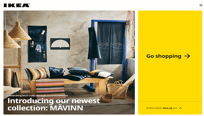 افضل 15 مواقع التجارة الإلكترونية الأكثر شهرة حول العالم 18 ikea homepage