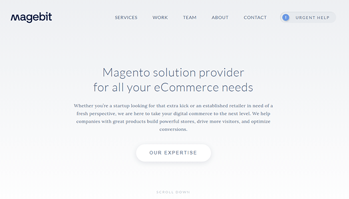 افضل 40 شركات تطوير مواقع الكترونية فى عام 2026 35 magebit homepage