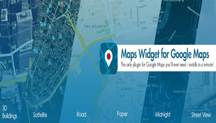 أفضل 15 اضافات ويدجت ووردبريس ودليل شامل للمبتدئين 7 اضافة خرائط جوجل - Google Maps Widget
