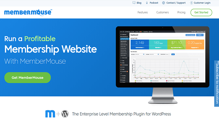 افضل 20 اضافات عضوية ووردبريس لعام 2025 14 membermouse homepage