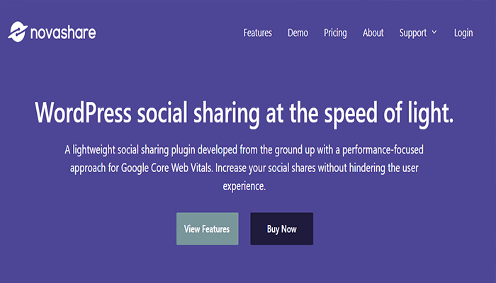 افضل 20+ اضافات السوشيال ميديا ووردبريس لعام 2025 8 اضافة ووردبريس للتواصل الاجتماعي - NovaShare