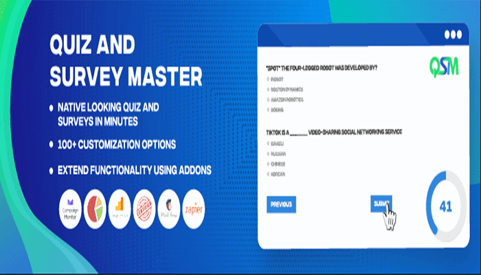 أفضل 15 اضافات ويدجت ووردبريس ودليل شامل للمبتدئين 17 اضافة استطلاع Quiz and Survey Master