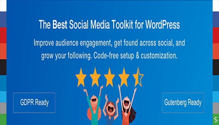 افضل 20+ اضافات السوشيال ميديا ووردبريس لعام 2025 7 اضافة ووردبريس للتواصل الاجتماعي - Shareaholic