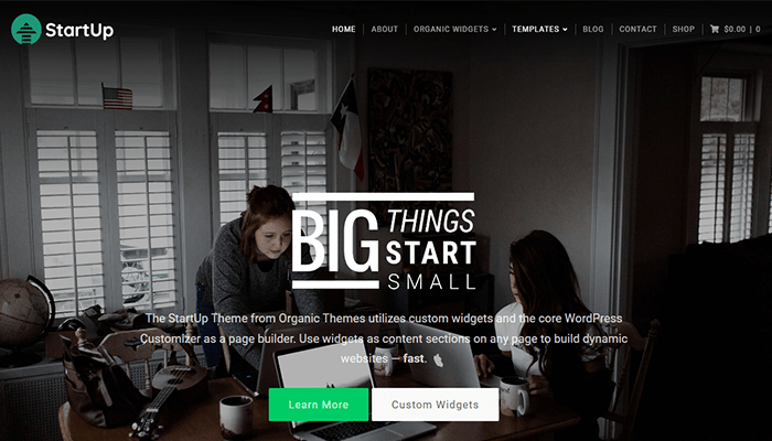 أفضل 40 قوالب اعمال ووردبريس المثالية للشركات لعام 2025 17 قالب ووردبريس الأعمال - Startup