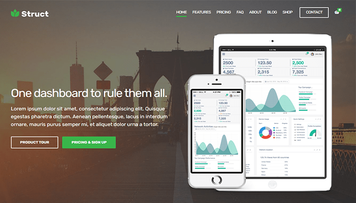 أفضل 45 قوالب ووردبريس متعددة الأغراض لعام 2026 41 struct wordpress theme