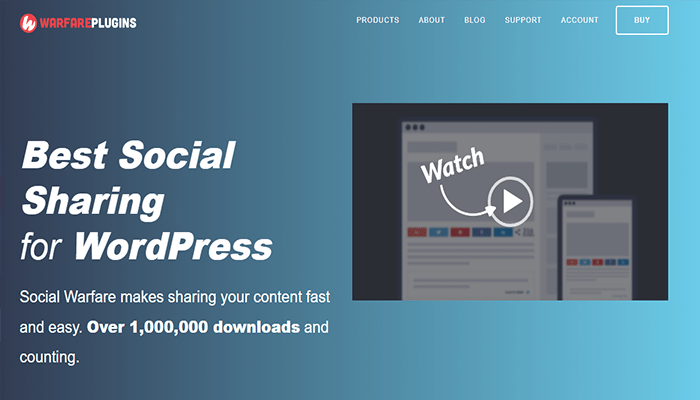 افضل 20+ اضافات السوشيال ميديا ووردبريس لعام 2025 21 warfareplugins homepage