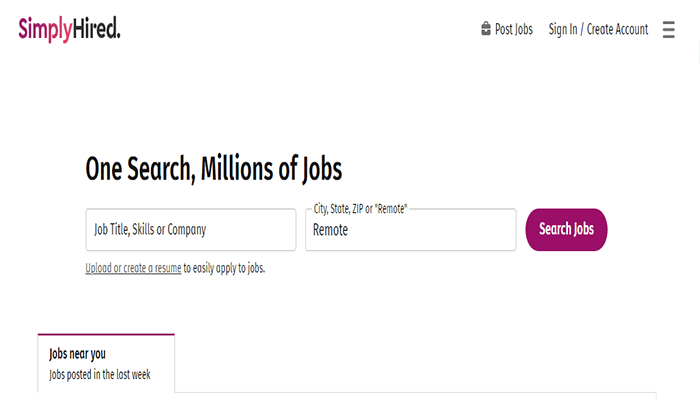 أفضل 15+ مواقع مستقل للعثور على عمل لعام 2025 7 موقع مستقل SimplyHired