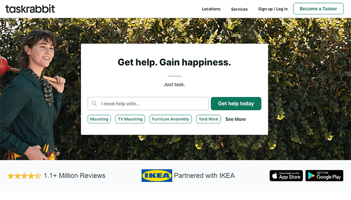 أفضل 15+ مواقع مستقل للعثور على عمل لعام 2025 17 taskrabbit homepage