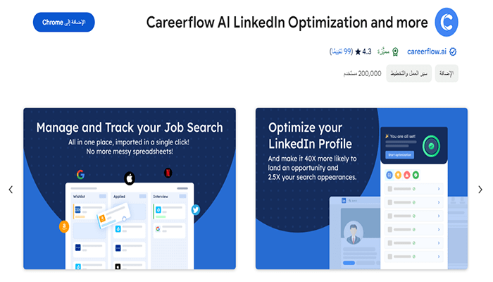 افضل 75+ من ملحقات كروم التي لا غنى عنها 13 Careerflow AI