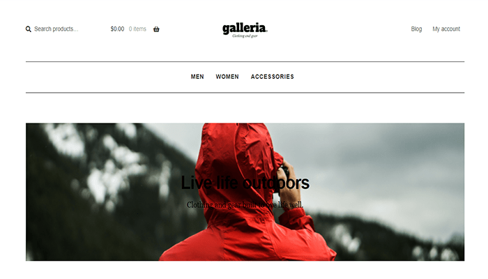 أفضل 30+ قوالب تجارة الكترونية ووردبريس لزيادة مبيعاتك 2025 25 قالب التجارة الإلكترونية - Galleria