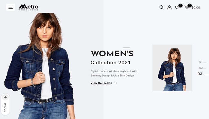 أفضل 30+ قوالب تجارة الكترونية ووردبريس لزيادة مبيعاتك 2025 19 قالب التجارة الإلكترونية ووردبريس Metro