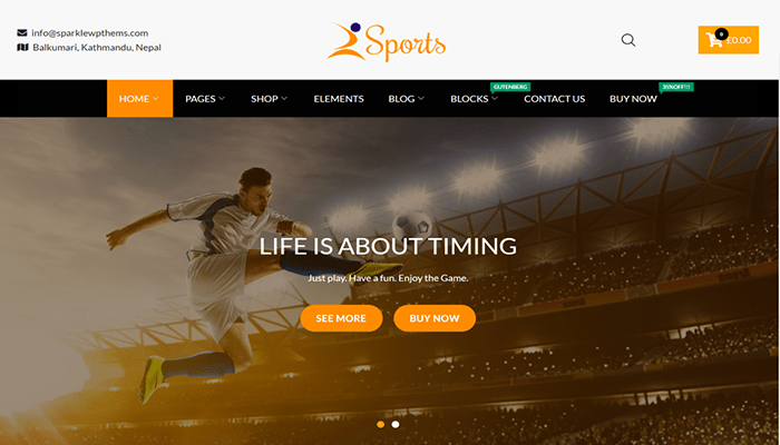 أفضل 30+ قوالب تجارة الكترونية ووردبريس لزيادة مبيعاتك 2025 5 قالب التجارة الإلكترونية - SparkleStore