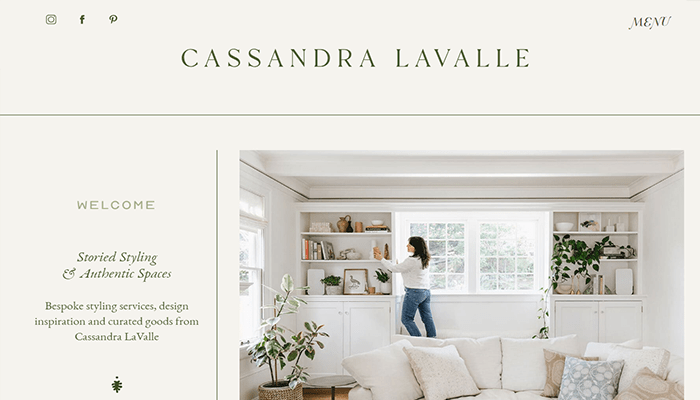29 فكرة مدونة جديدة ناجحة للبدء بها هذا العام 31 مدونة التصميم الداخلي Cassandra Lavalle