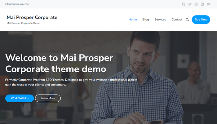 أفضل 25+ قوالب ووردبريس تعليمية للمدارس والجامعات (2026) 13 قالب ووردبريس - Corporate Pro