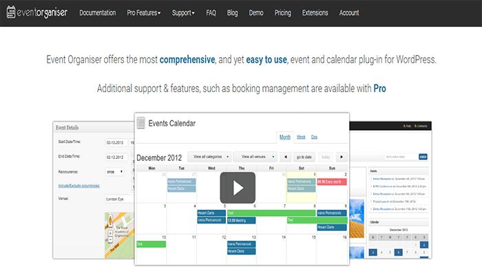 أفضل 13 اضافات أحداث ووردبريس الكثير منها مجاني لعام 2025 6 اضافة أحداث ووردبريس Event Organiser