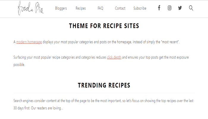 أفضل 25+ قوالب ووردبريس مدفوعة منظمة ومرتبة لعام 2025 29 قالب ووردبريس المدفوعة Foodie Pro