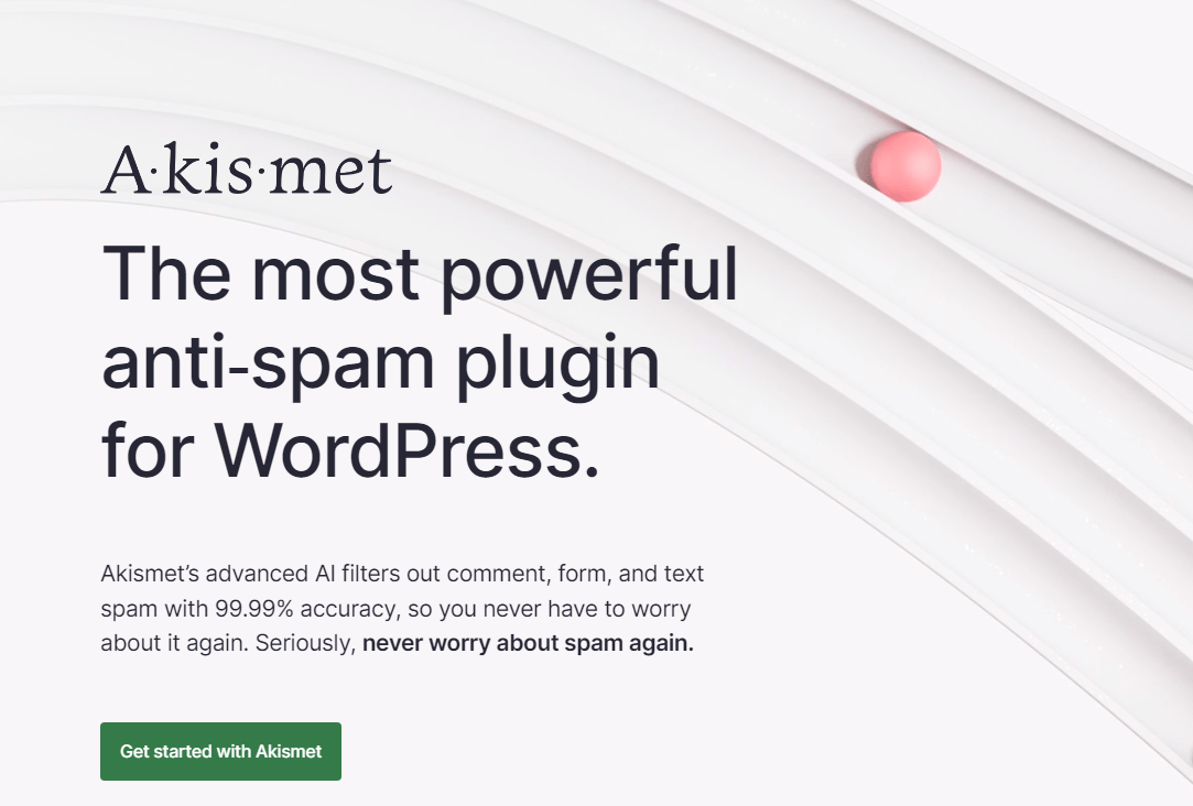 ما هو Akismet وكيفية البدء في استخدامه 8 Get started with Akismet
