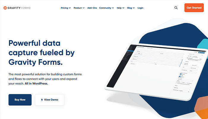 أفضل 9 اضافات استطلاع ووردبريس لعام 2025 8 اضافة نموذج الاتصال ووردبريس Gravity Forms