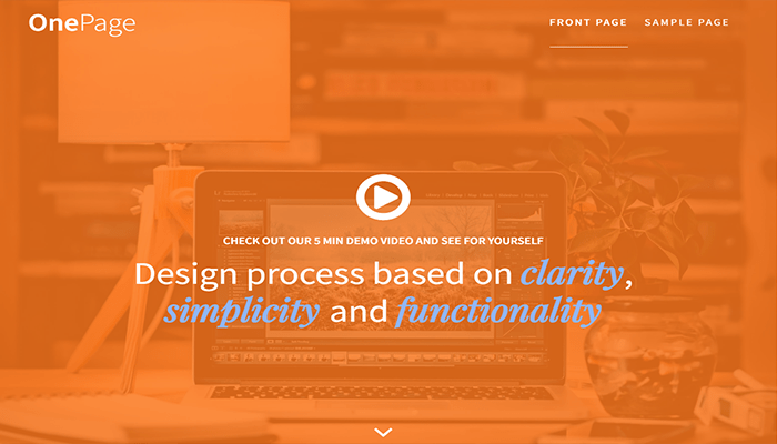 أفضل 30+ قوالب صفحة واحدة ووردبريس لعام 2025 31 OnePage Express Theme