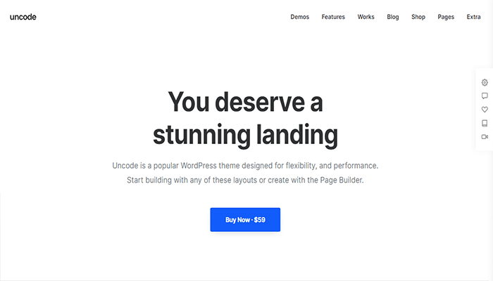 أفضل 25+ قوالب ووردبريس مدفوعة منظمة ومرتبة لعام 2025 6 قالب ووردبريس مدفوع Uncode