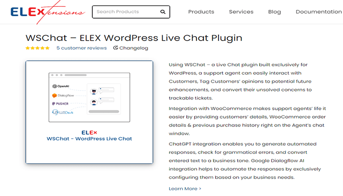 أفضل 15+ اضافات الدردشة المباشرة ووردبريس لعام 2025 10 اضافة الدردشة المباشرة WSChat