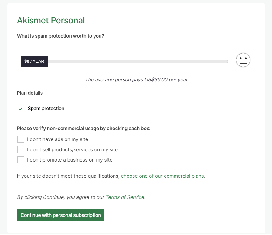 ما هو Akismet وكيفية البدء في استخدامه 10 نموذج حساب Akismet