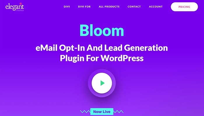 أفضل 8 اضافات النوافذ المنبثقة ووردبريس لعام 2026 4 اضافة ووردبريس المنبثقة - Bloom