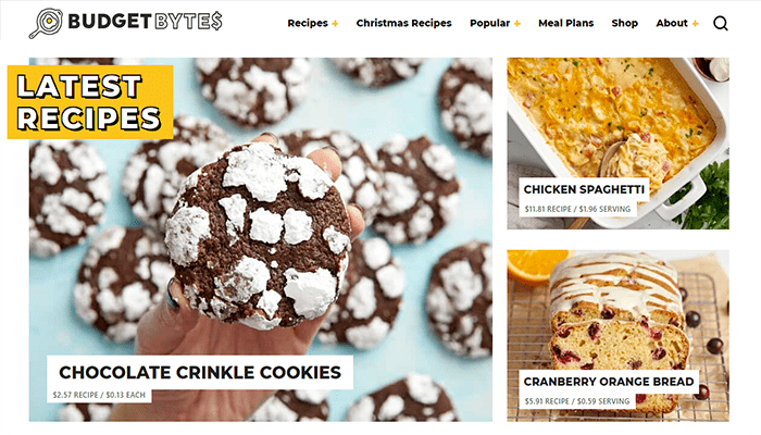 29 فكرة مدونة جديدة ناجحة للبدء بها هذا العام 17 مدونة طعام Budgetbytes ذات الميزانية المحدودة