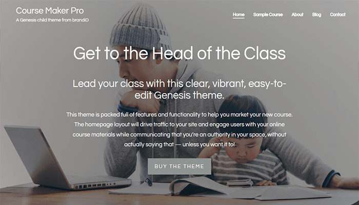 أفضل 25+ قوالب ووردبريس تعليمية للمدارس والجامعات (2026) 7 قوالب ووردبريس التعليمية - Coursemaker Pro