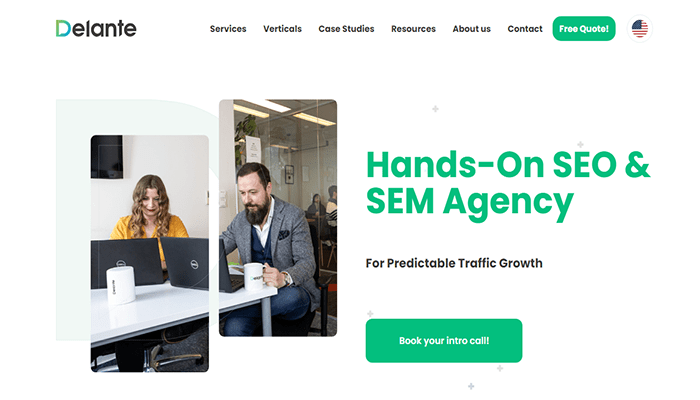 أفضل 29 وكالات تسويق رقمي لزيادة المبيعات فى عام 2026 17 delante homepage