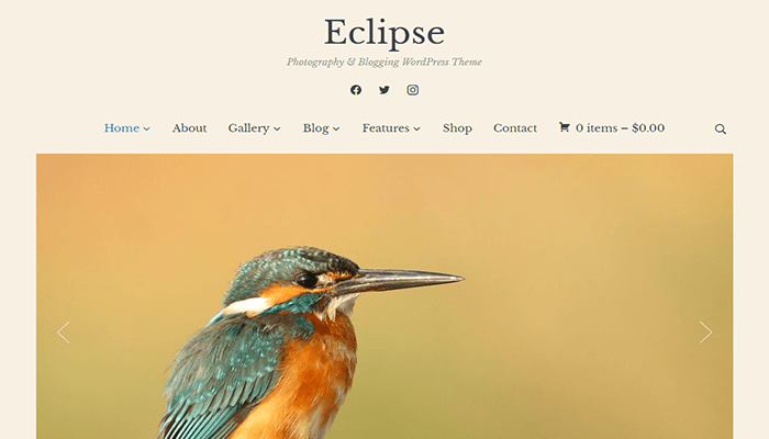 أفضل 30 قوالب مؤلفين ووردبريس للكتاب والصحفيين لعام 2025 23 قالب ووردبريس Eclipse