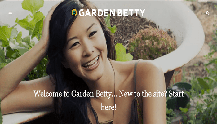 29 فكرة مدونة جديدة ناجحة للبدء بها هذا العام 22 gardenbetty homepage