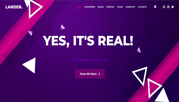 أفضل 30+ قوالب صفحة واحدة ووردبريس لعام 2025 23 قالب ووردبريس صفحة واحدة Lander