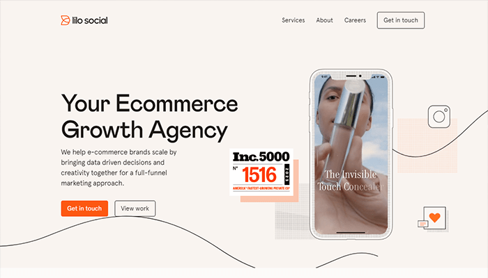 أفضل 29 وكالات تسويق رقمي لزيادة المبيعات فى عام 2026 5 lilosocial homepage