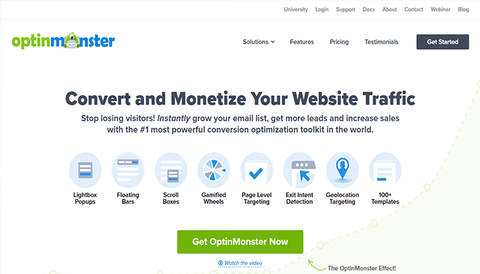 كيفية تسريع ووكومرس وأداء (12 نصيحة) 18 اداة جذب العملاء المحتملين Optinmonster