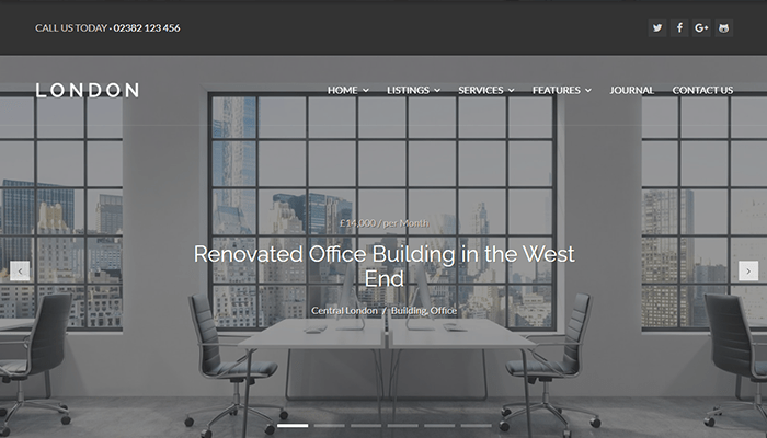 أفضل 24 قوالب ووردبريس عقارات للوسطاء العقاريين لعام 2025 12 قالب ووردبريس العقارية Wpcasa London