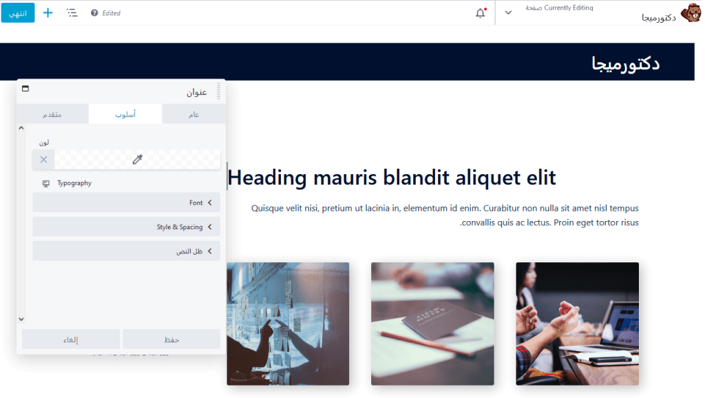 اليمنتور وبيفر بيلدر؟ أي منشئ صفحة هو الأفضل لموقع ووردبريس الخاص بك؟ 10 Beaver Builder design settings