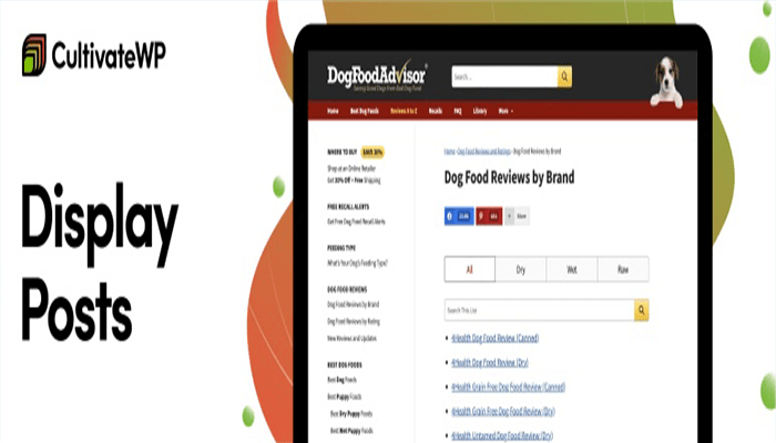 افضل 10 اضافات شبكة منشور ووردبريس فى عام 2025 5 Display Posts WordPress Plugin