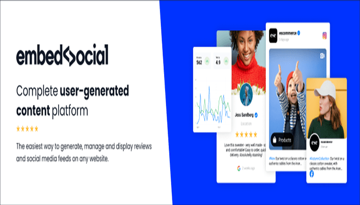 افضل 12 اضافات خلاصة السوشيال ميديا ووردبريس لعام 2025 7 EmbedSocial Plugin