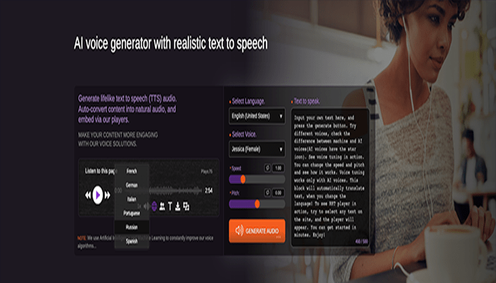 أفضل 7 اضافات تحويل النص إلى كلام ووردبريس 4 GSpeech WordPress Plugin