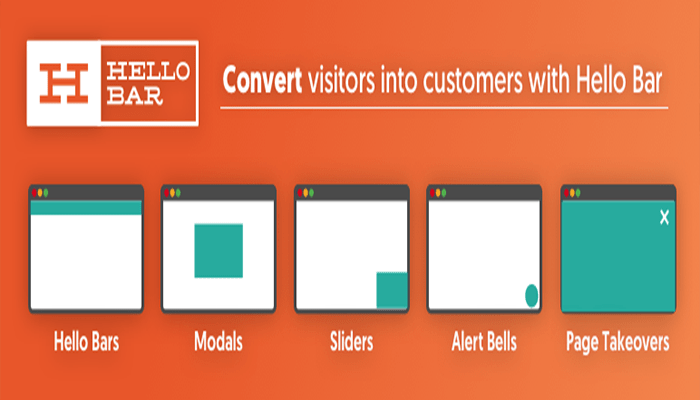 أفضل 8 اضافات دعوة اتخاذ إجراء ووردبريس 8 اضافة بار الإشعارات Hello Bar