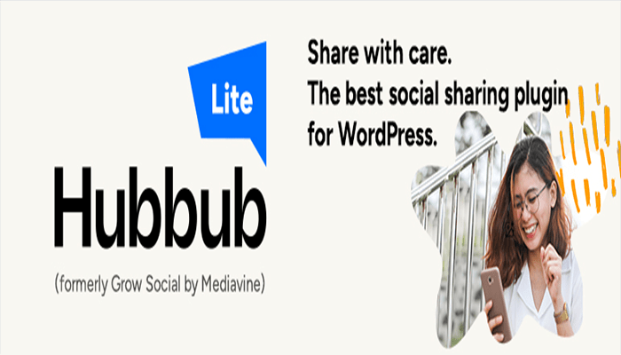 أفضل اضافات انقر للتغريد ووردبريس لإضافة المشاركة الاجتماعية 5 Hubbub Lite WordPress Plugin