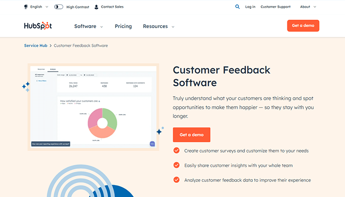 أفضل 8 اضافات فيدباك مستخدم ووردبريس 1 Hubspot Customer Feedback Software