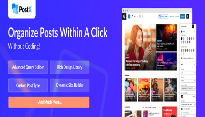 افضل 10 اضافات شبكة منشور ووردبريس فى عام 2025 7 PostX WrodPress Plugin