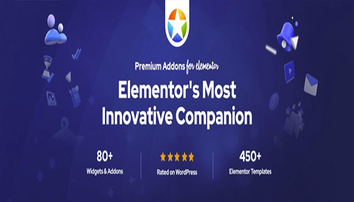 افضل 10 اضافات شبكة منشور ووردبريس فى عام 2025 8 Premium Addons for Elementor WordPress Plugin
