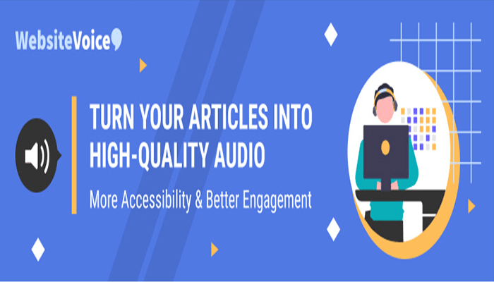 افضل 10 اضافات ووردبريس تستخدم الذكاء الاصطناعي والتعلم الآلي 9 اضافة تحويل النص إلى كلام WebsiteVoice