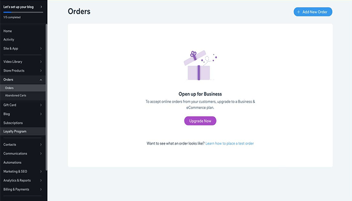 مقارنة Wix وWordPress: ما هو الخيار الأفضل لك؟ 18 Wix Orders